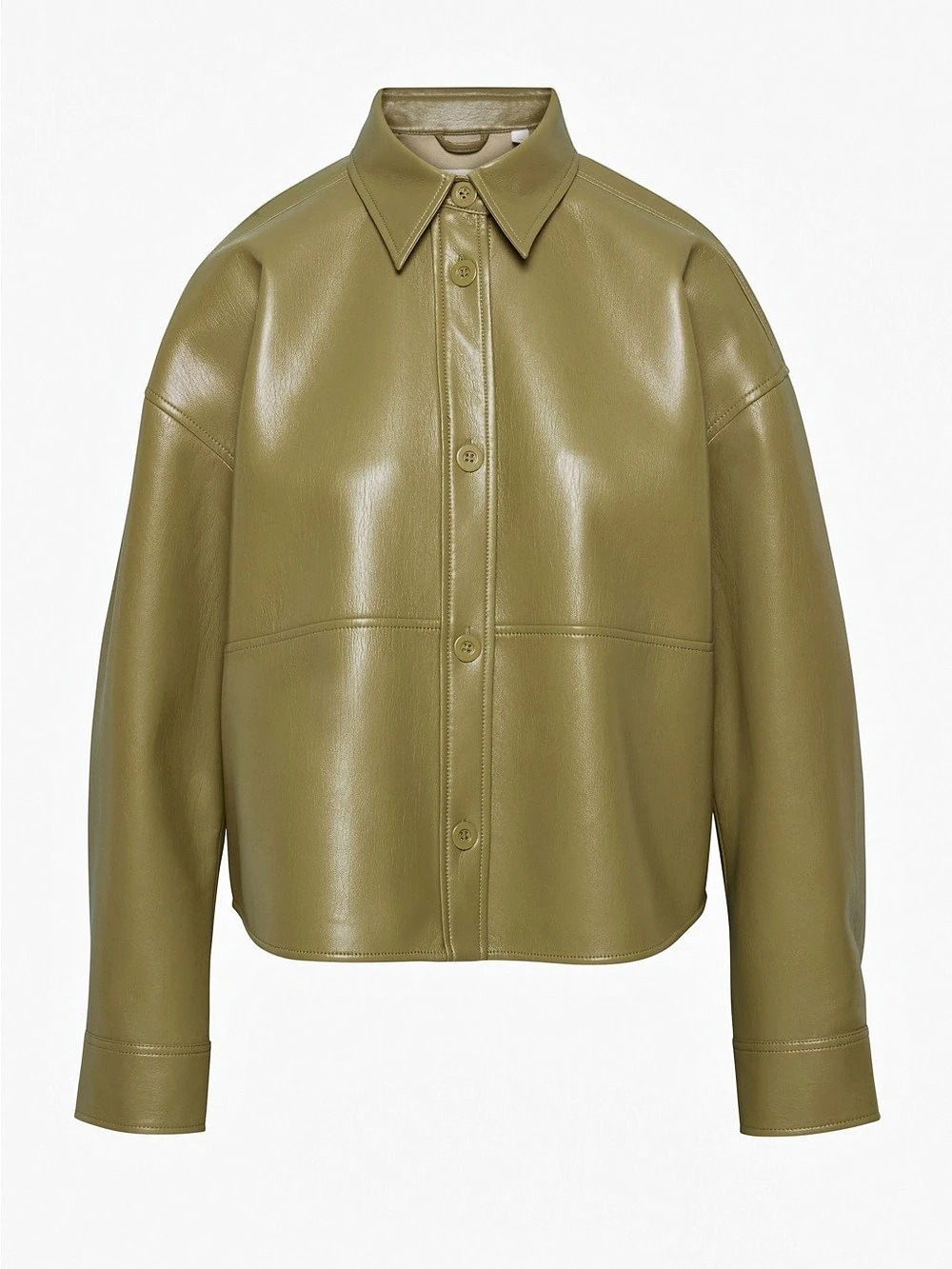 Babaton Pelli Shirt Jacket in Green
